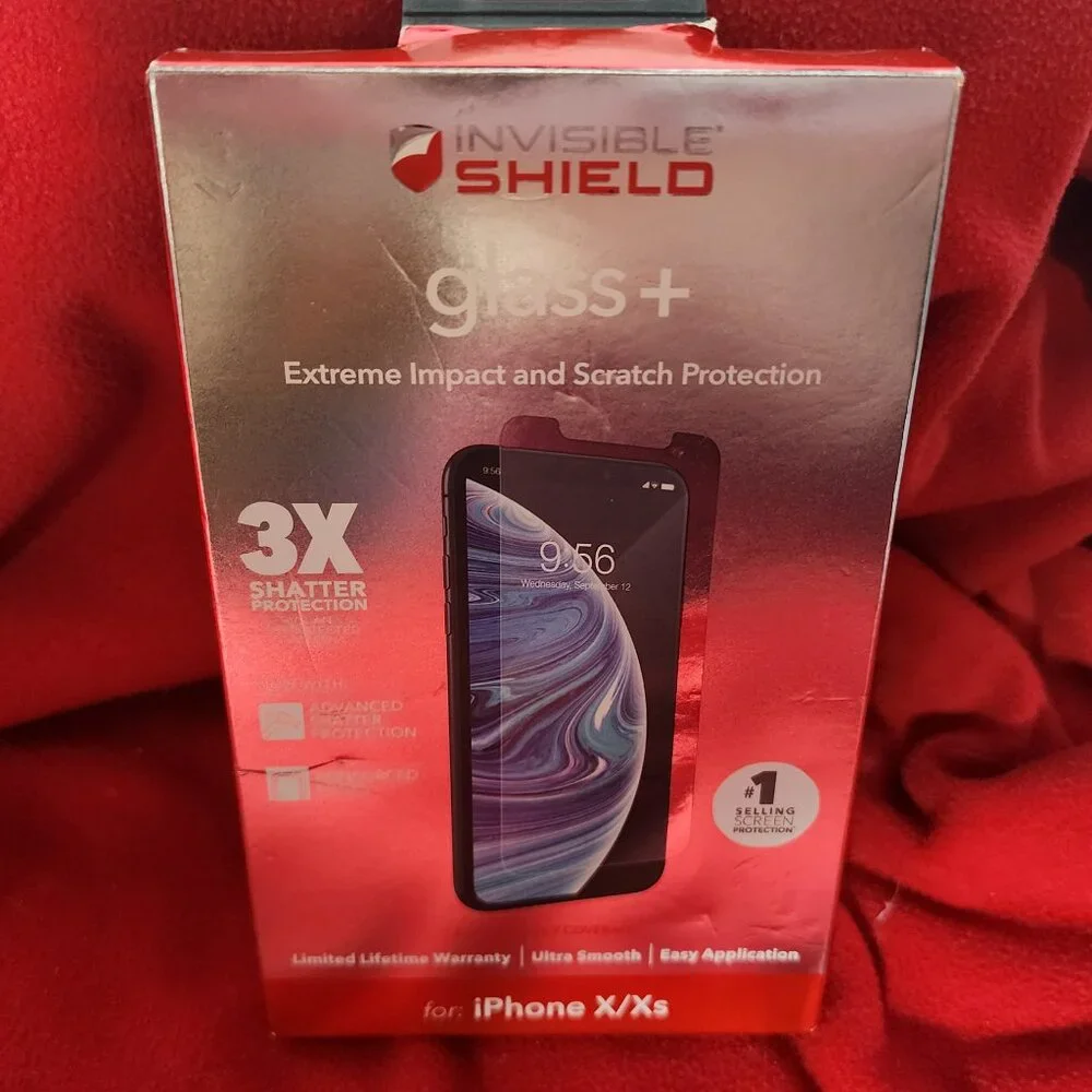 Invisible Shield Glass+ Extreme Impact and Scratch Screen Protector for iPhone X